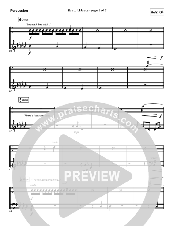 Beautiful Jesus Percussion (Passion / Chidima)