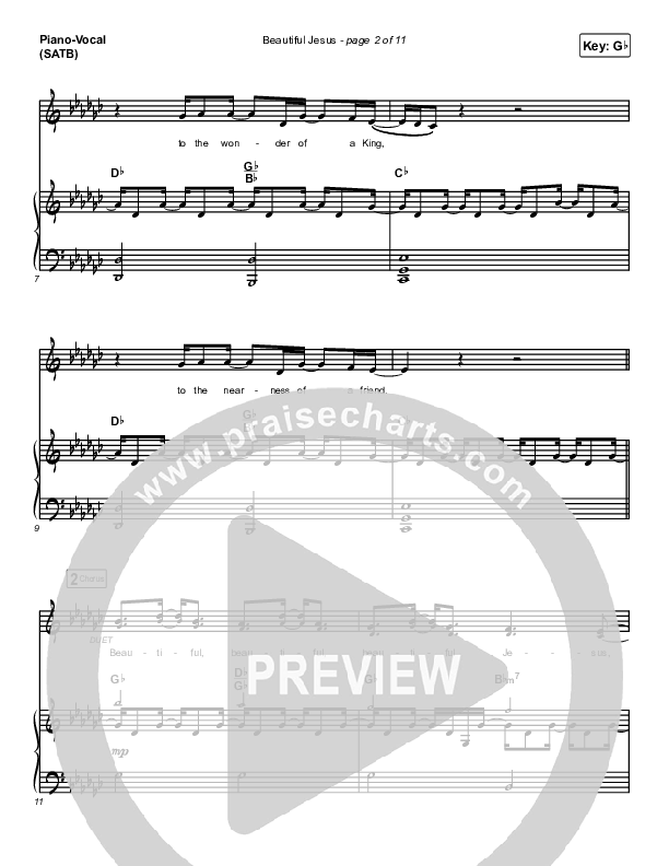 Beautiful Jesus Piano/Vocal (SATB) (Passion / Chidima)