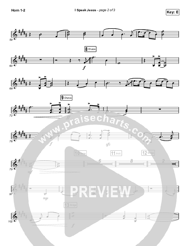 I Speak Jesus (Choral Anthem SATB) Brass Pack (Charity Gayle / Arr. Luke Gambill)