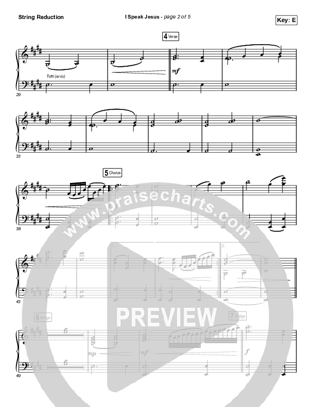 I Speak Jesus (Choral Anthem SATB) String Reduction (Charity Gayle / Arr. Luke Gambill)