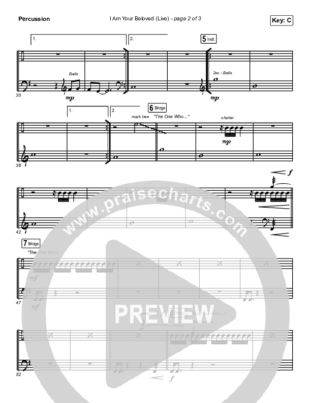 I Am Your Beloved (Live) Percussion (Jonathan David Helser / Melissa Helser)