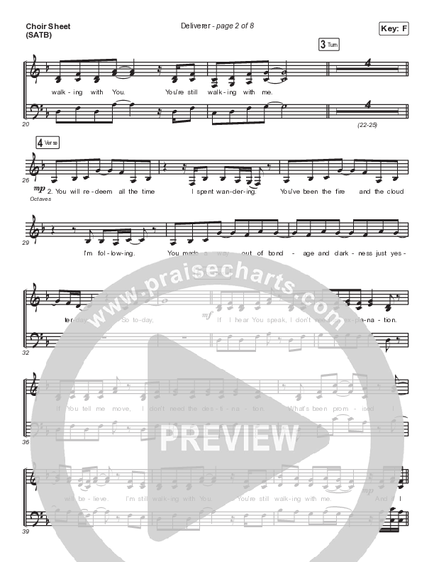 Deliverer (Live) Choir Vocals (SATB) (North Point Worship / Lauren Lee)