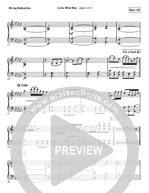 Come What May (Choral Anthem SATB) String Reduction (We Are Messengers / Arr. Luke Gambill)