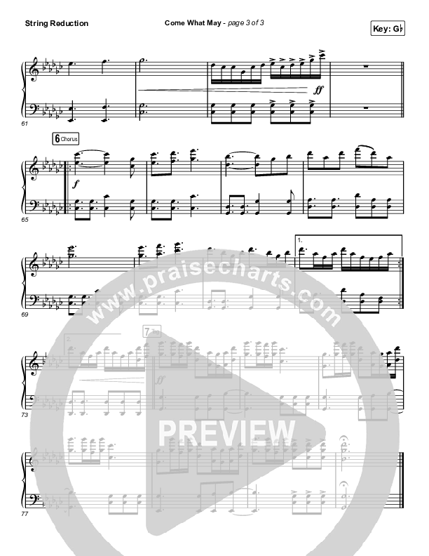Come What May (Choral Anthem SATB) String Reduction (We Are Messengers / Arr. Luke Gambill)