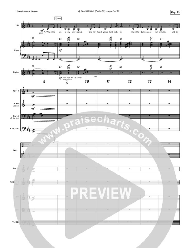 My Soul Will Wait (Psalm 62) Orchestration (Sovereign Grace)