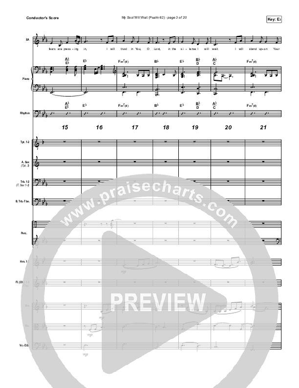 My Soul Will Wait (Psalm 62) Orchestration (Sovereign Grace)