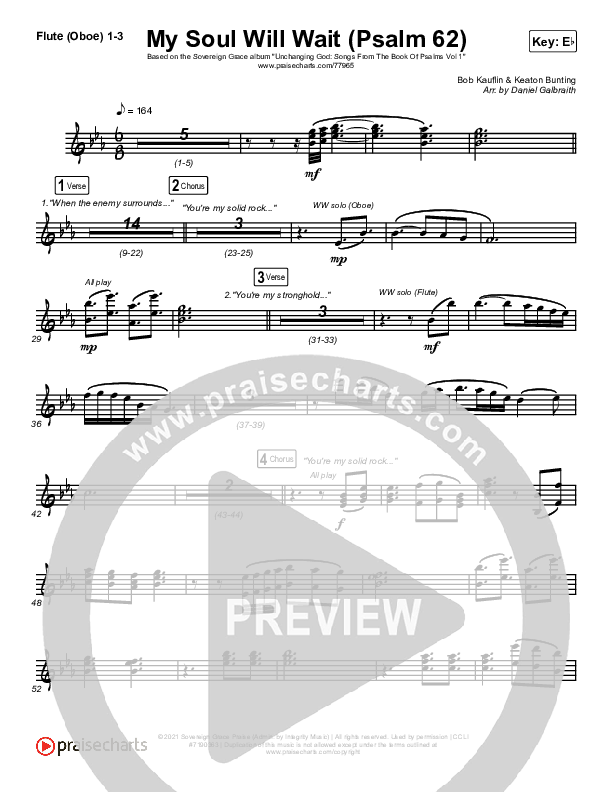 My Soul Will Wait (Psalm 62) Wind Pack (Sovereign Grace)