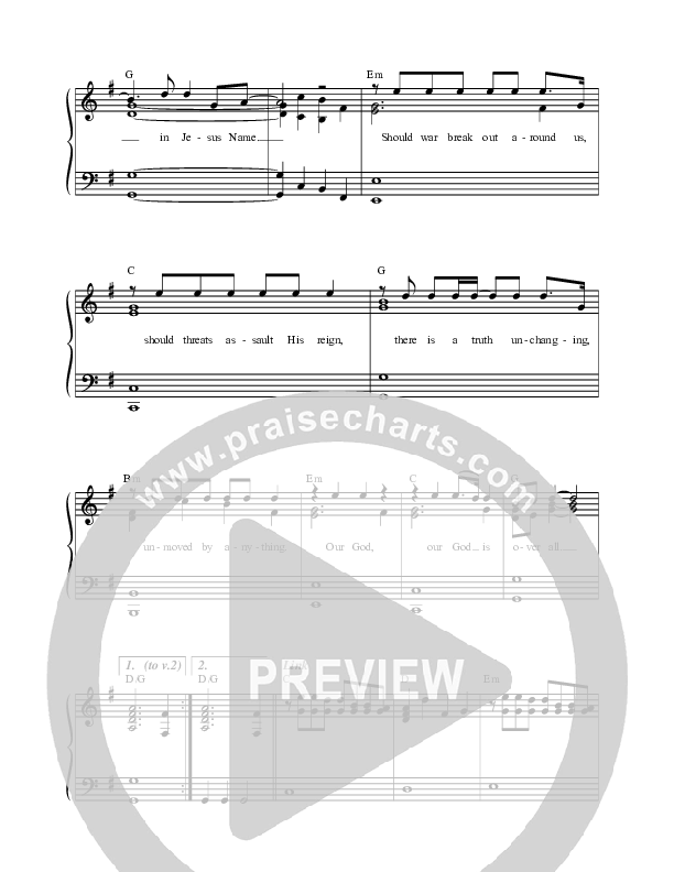 Our God Is Over All Piano/Vocal Pack (New Life Worship)