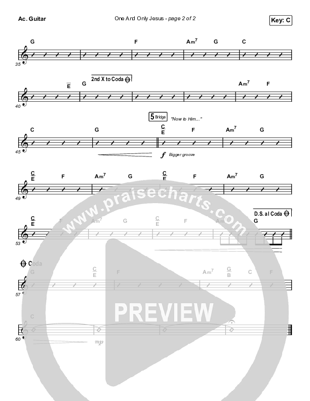 One And Only Jesus Acoustic Guitar (Vertical Worship)