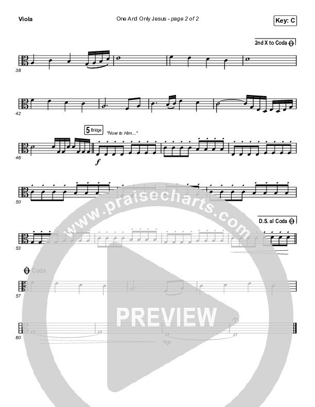 One And Only Jesus Viola (Vertical Worship)