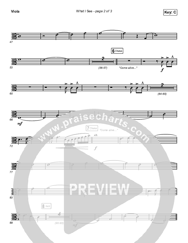 What I See Viola (Elevation Worship / Chris Brown)