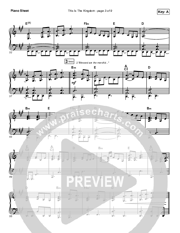 This Is The Kingdom Piano Sheet (Elevation Worship / Pat Barrett)