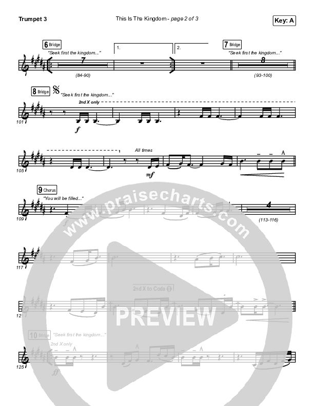 This Is The Kingdom Trumpet 3 (Elevation Worship / Pat Barrett)