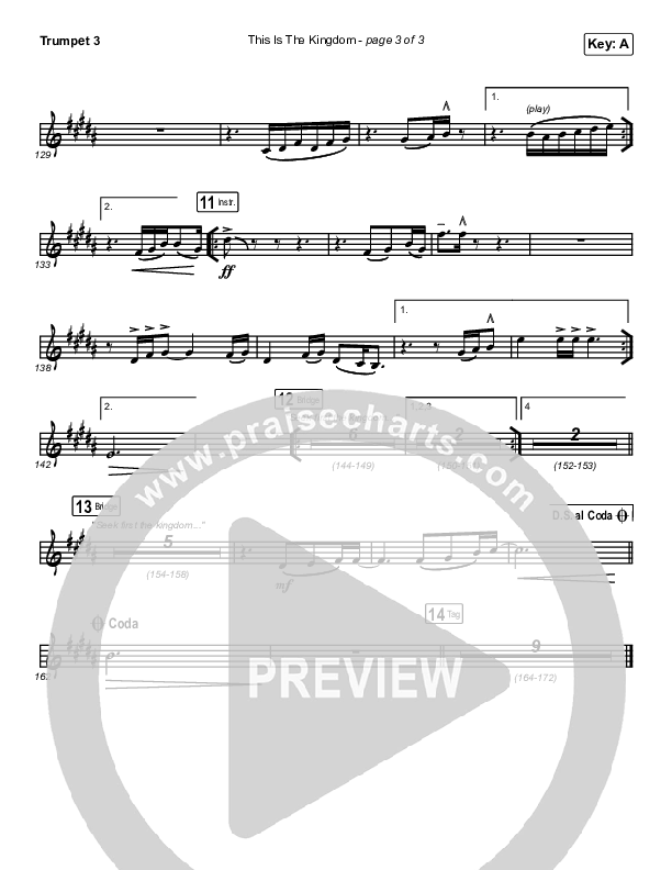 This Is The Kingdom Trumpet 3 (Elevation Worship / Pat Barrett)