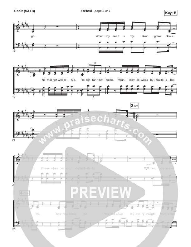 Faithful Choir Sheet (SATB) (Erik Nieder)