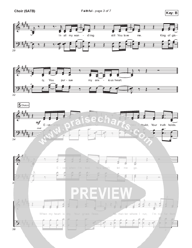 Faithful Choir Sheet (SATB) (Erik Nieder)