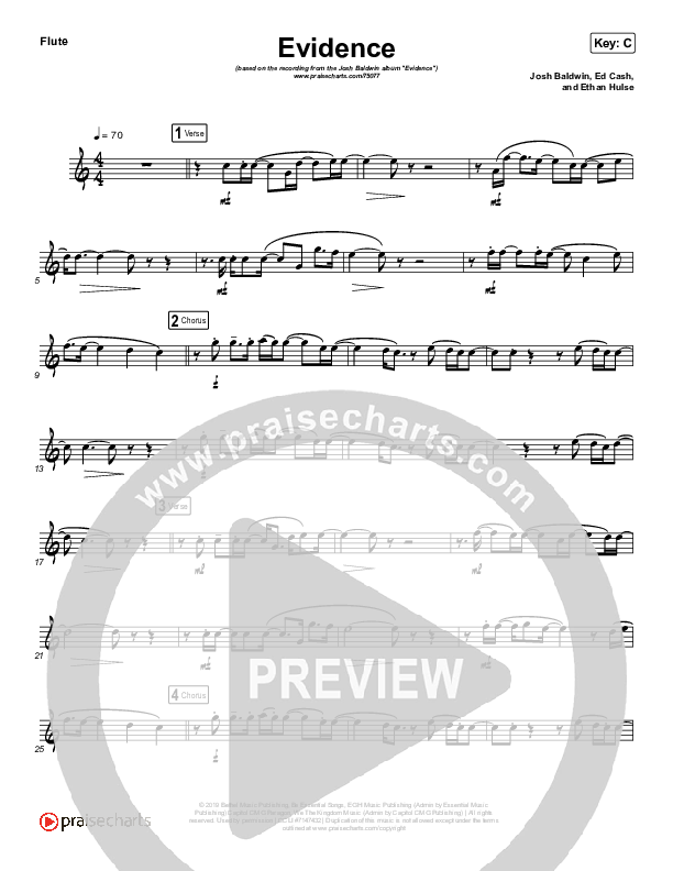 Evidence (Instrument Solo) Flute Solo (Josh Baldwin)