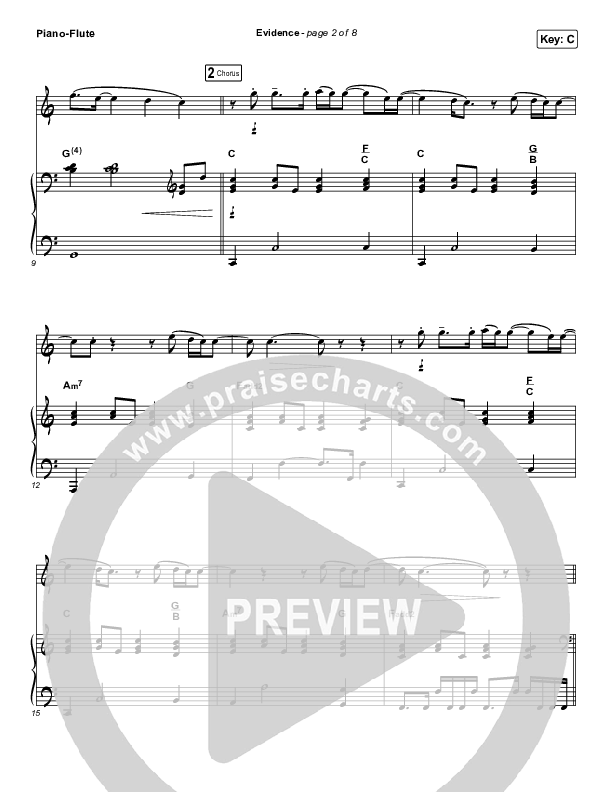 Evidence (Instrument Solo) Piano/Flute (Josh Baldwin)