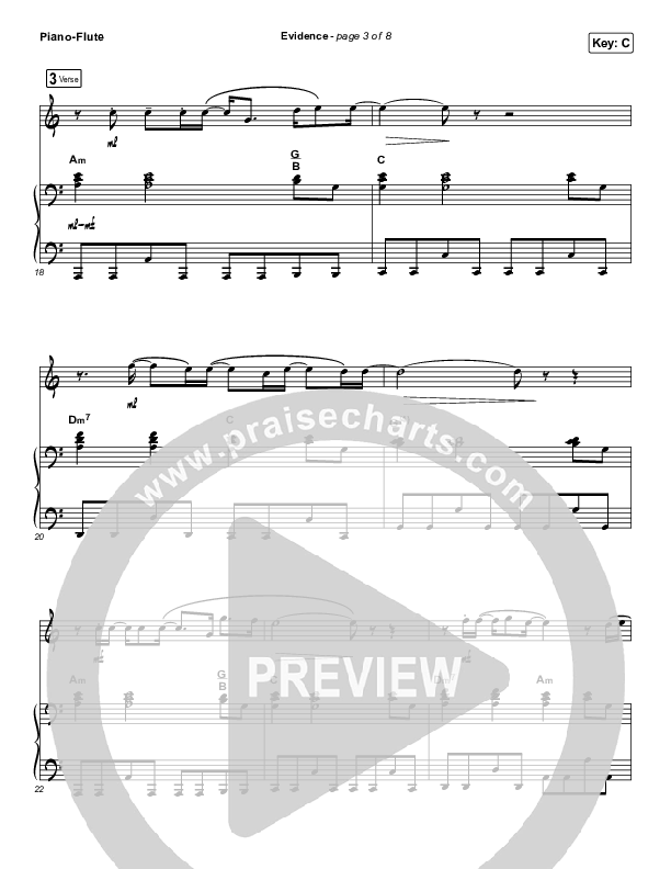 Evidence (Instrument Solo) Piano/Flute (Josh Baldwin)