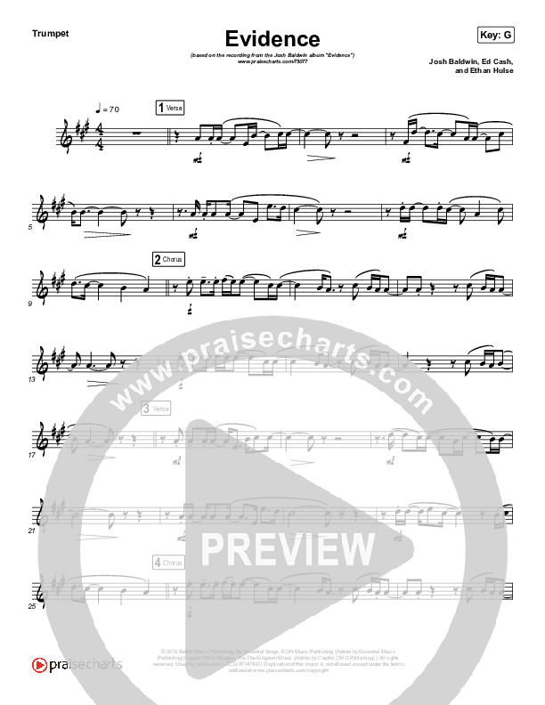 Evidence (Instrument Solo) Trumpet Solo (Josh Baldwin)