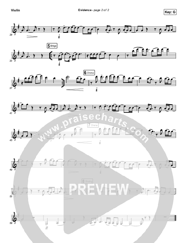 Evidence (Instrument Solo) Violin Solo (Josh Baldwin)