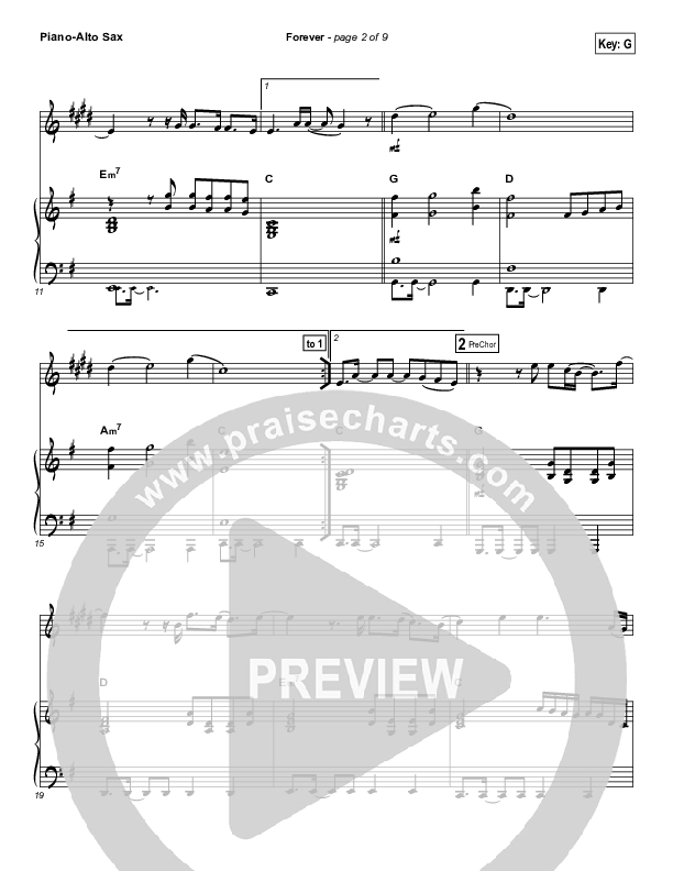 Forever (Instrument Solo) Piano/Alto Sax (Kari Jobe)