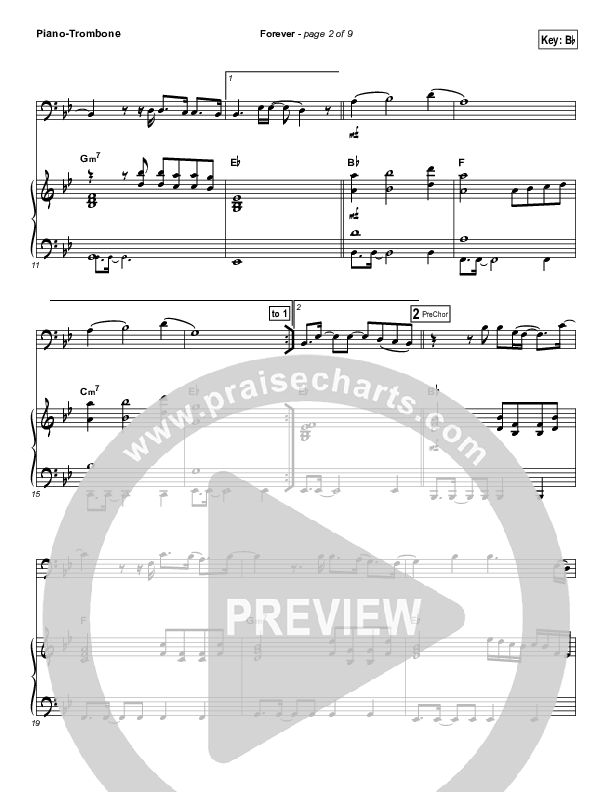 Forever (Instrument Solo) Piano/Trombone (Kari Jobe)