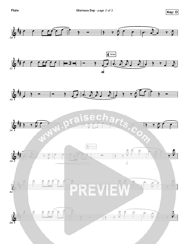 Glorious Day (Instrument Solo) Flute Solo (Passion / Kristian Stanfill)