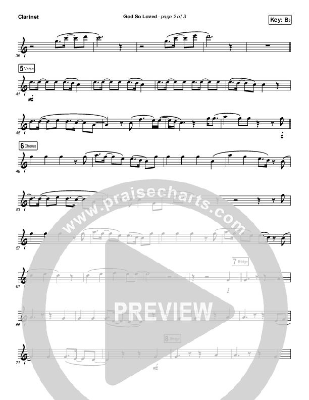 God So Loved (Instrument Solo) Clarinet Solo (We The Kingdom)