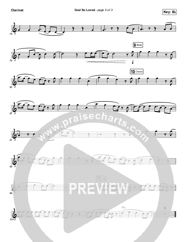 God So Loved (Instrument Solo) Clarinet Solo (We The Kingdom)