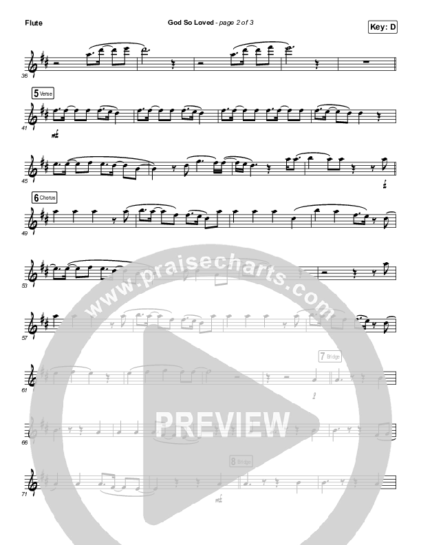 God So Loved (Instrument Solo) Flute Solo (We The Kingdom)