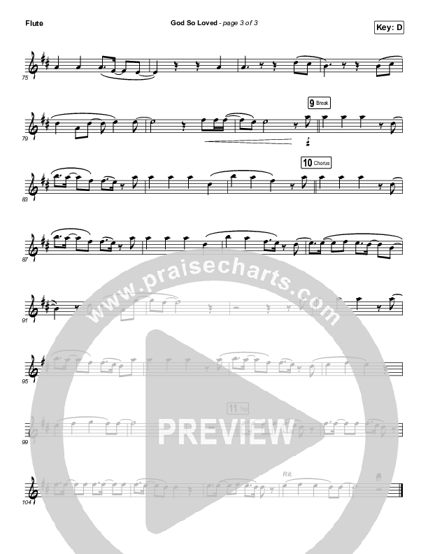 God So Loved (Instrument Solo) Flute Solo (We The Kingdom)