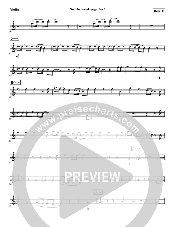 God So Loved (Instrument Solo) Violin Solo (We The Kingdom)