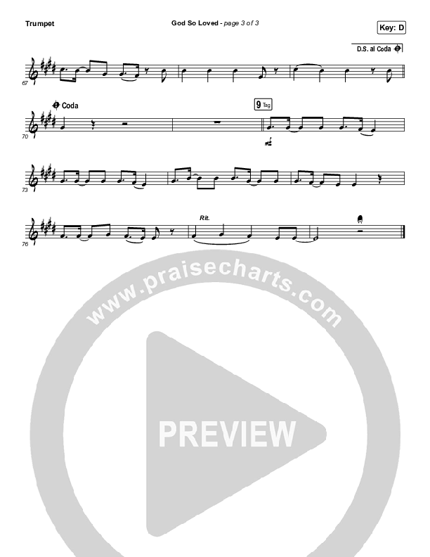 God So Loved (Live) (Instrument Solo) Trumpet Solo (We The Kingdom)