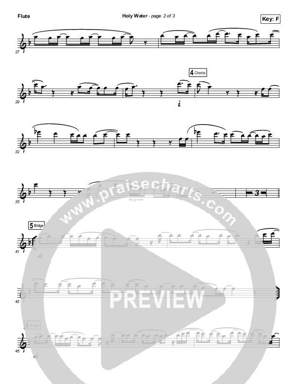 Holy Water (Instrument Solo) Flute Solo (We The Kingdom)