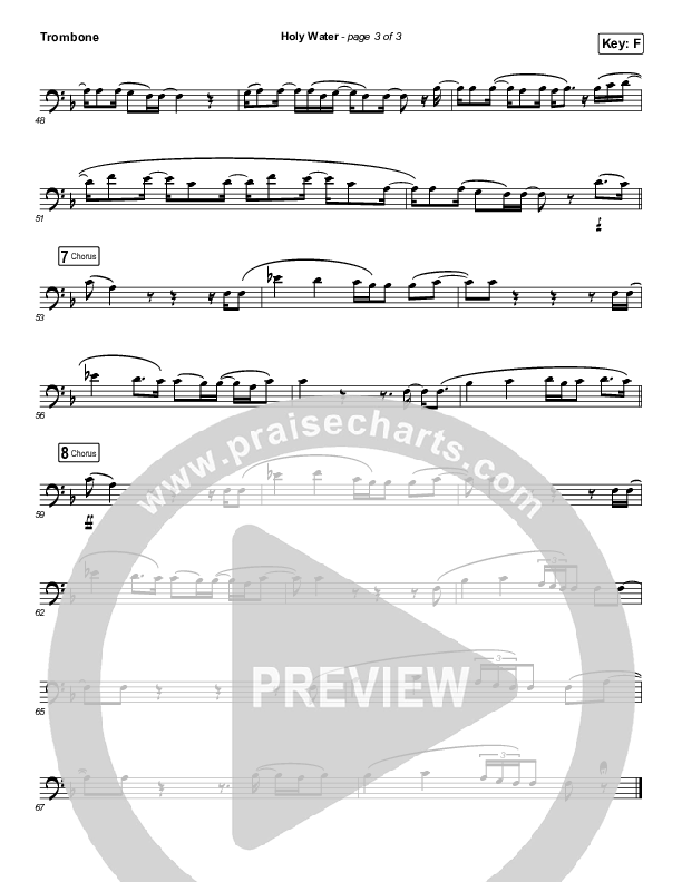 Holy Water (Instrument Solo) Trombone Solo (We The Kingdom)
