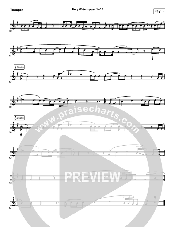 Holy Water (Instrument Solo) Trumpet Solo (We The Kingdom)