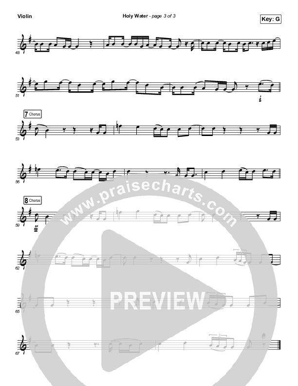 Holy Water (Instrument Solo) Violin Solo (We The Kingdom)