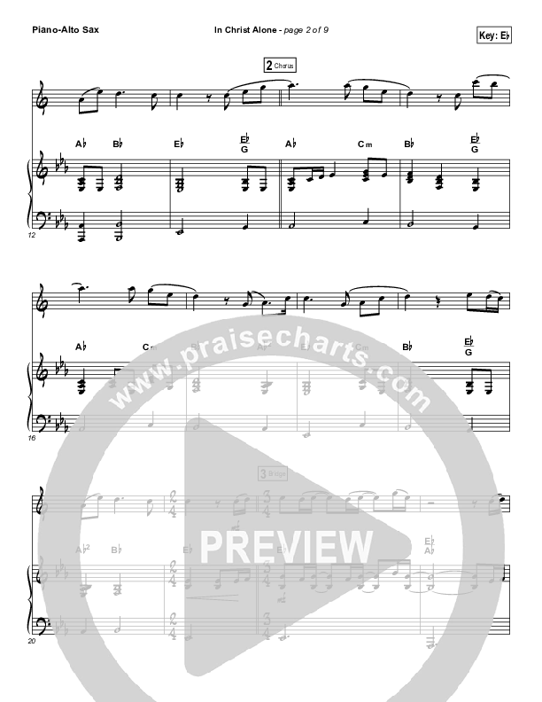 In Christ Alone (Instrument Solo) Piano/Alto Sax (Kristian Stanfill / Passion)