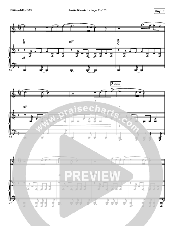 Jesus Messiah (Instrument Solo) Piano/Alto Sax (Chris Tomlin)