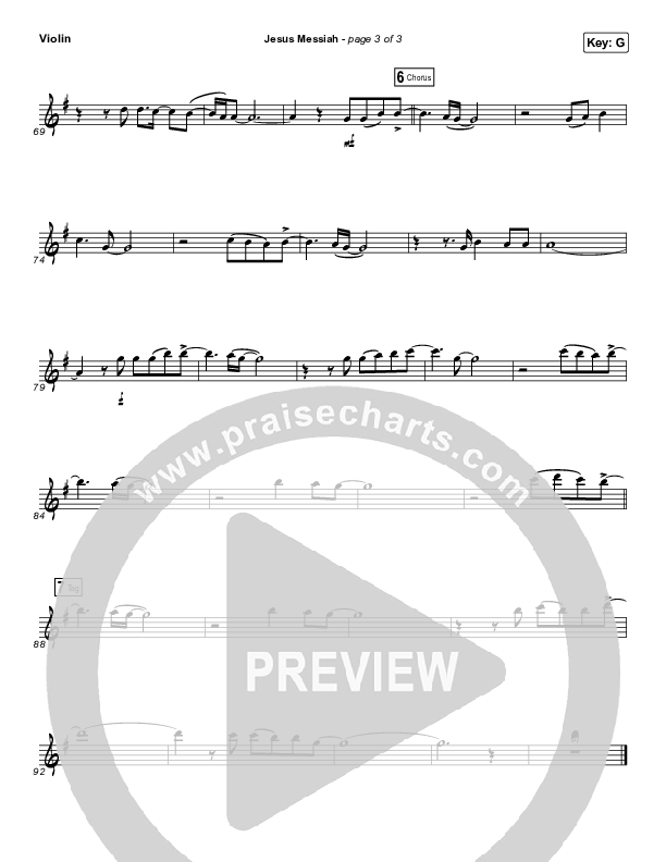 Jesus Messiah (Instrument Solo) Violin Solo (Chris Tomlin)