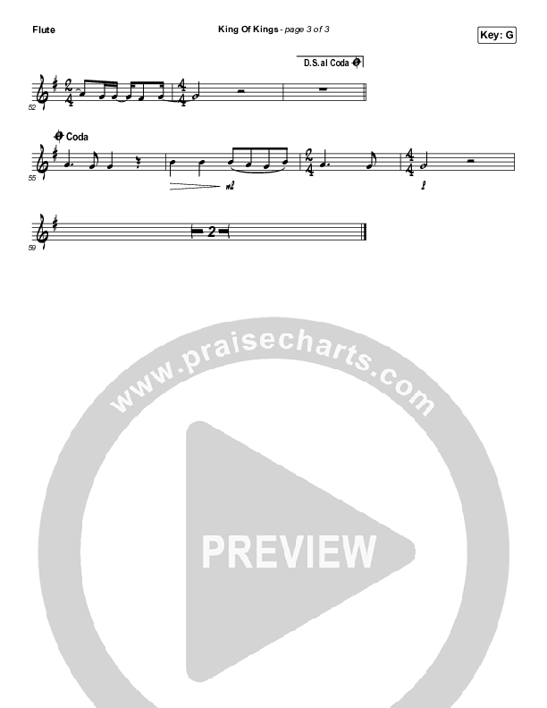 King Of Kings (Instrument Solo) Flute Solo (Hillsong Worship)