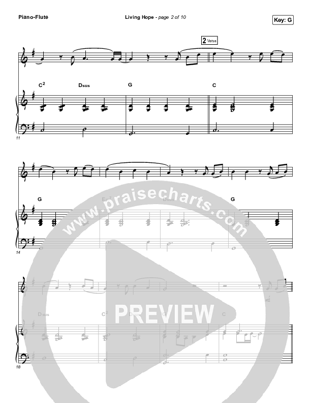 Living Hope (Instrument Solo) Piano/Flute (Phil Wickham)