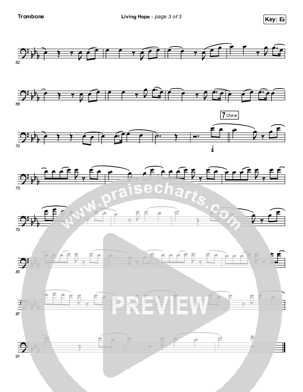 Living Hope (Instrument Solo) Trombone Solo (Phil Wickham)