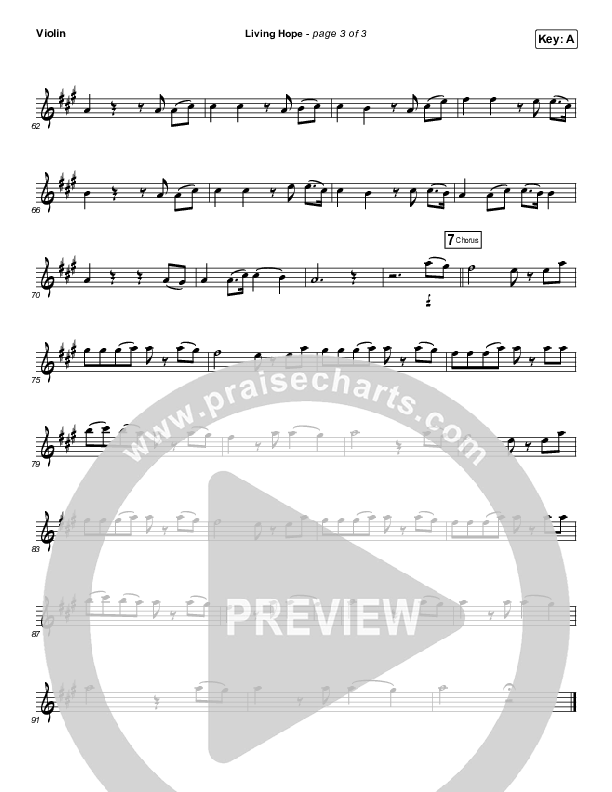 Living Hope (Instrument Solo) Violin Solo (Phil Wickham)