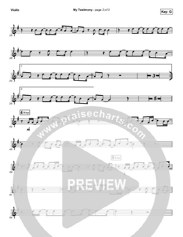 My Testimony (Instrument Solo) Violin Solo (Elevation Worship)