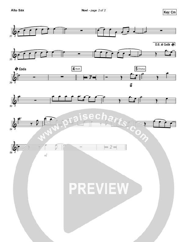Noel (Instrument Solo) Alto Sax Solo (Lauren Daigle)