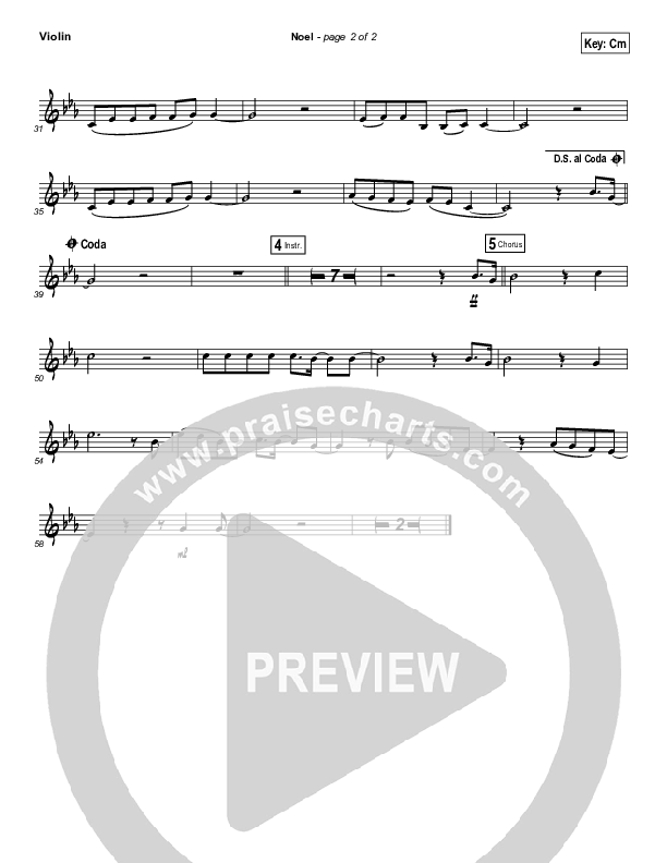 Noel (Instrument Solo) Violin Solo (Lauren Daigle)