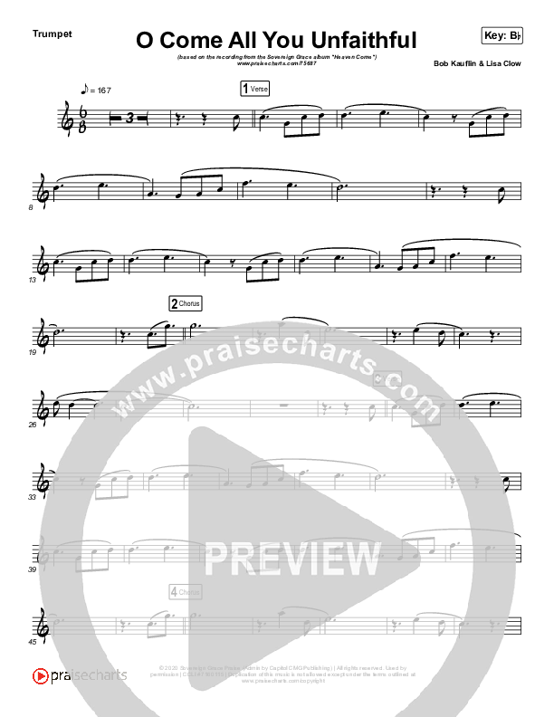 O Come All You Unfaithful (Instrument Solo) Trumpet Solo (Sovereign Grace)