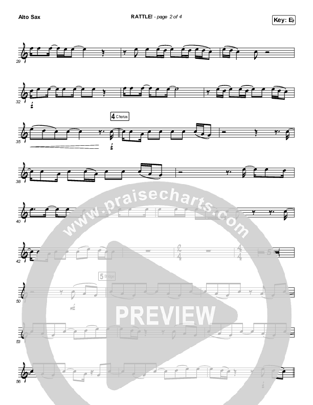 RATTLE! (Instrument Solo) Alto Sax Solo (Elevation Worship)